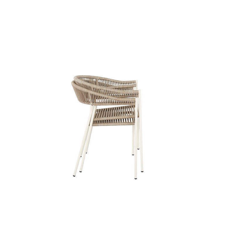 Sebastian fauteuil de jardin empilable - Lot de 4 -  VEBA  - 552491