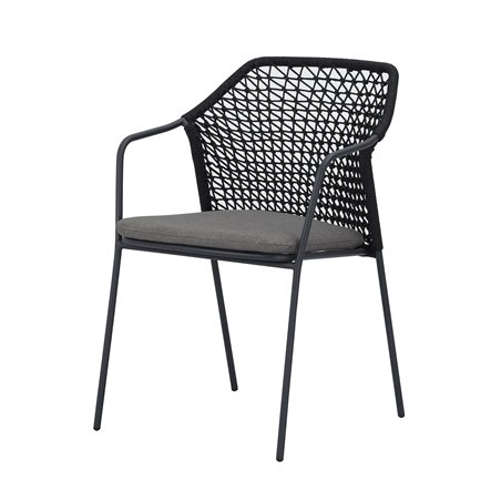 Burano fauteuil de jardin empilable - Lot de 4 -  VEBA  - 556431