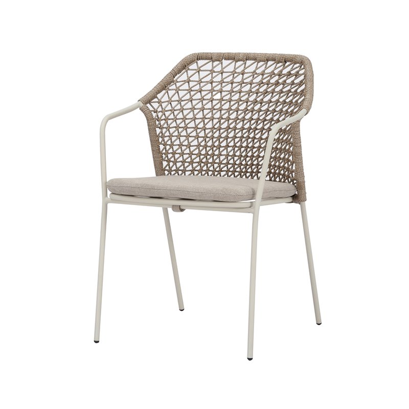 Burano fauteuil de jardin empilable - Lot de 4 -  VEBA  - 556491