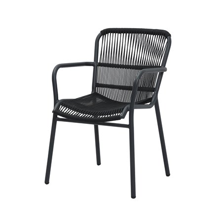 Ives fauteuil de jardin empilable - Lot de 2 -  VEBA  - 552433