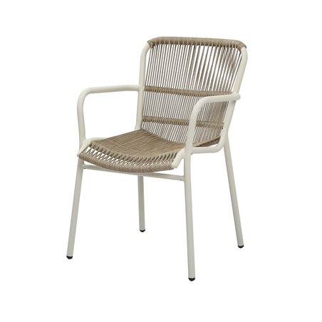 Ives fauteuil de jardin empilable - Lot de 2 -  VEBA  - 552493