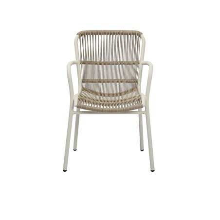 Ives fauteuil de jardin empilable - Lot de 2 -  VEBA  - 552493