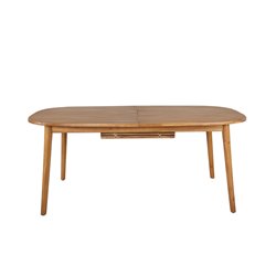 Siena table &agrave; manger extensible en acacia  -  VEBA  - 523402