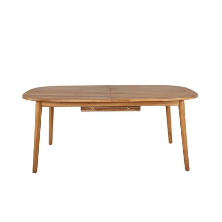 Siena table &agrave; manger extensible en acacia  -  VEBA  - 523402