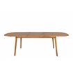 Siena table &agrave; manger extensible en acacia  -  VEBA  - 523402