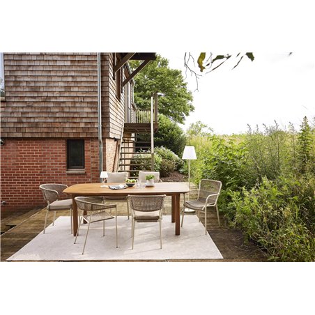 Siena table &agrave; manger extensible en acacia  -  VEBA  - 523402