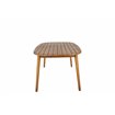 Siena table &agrave; manger extensible en acacia  -  VEBA  - 523402