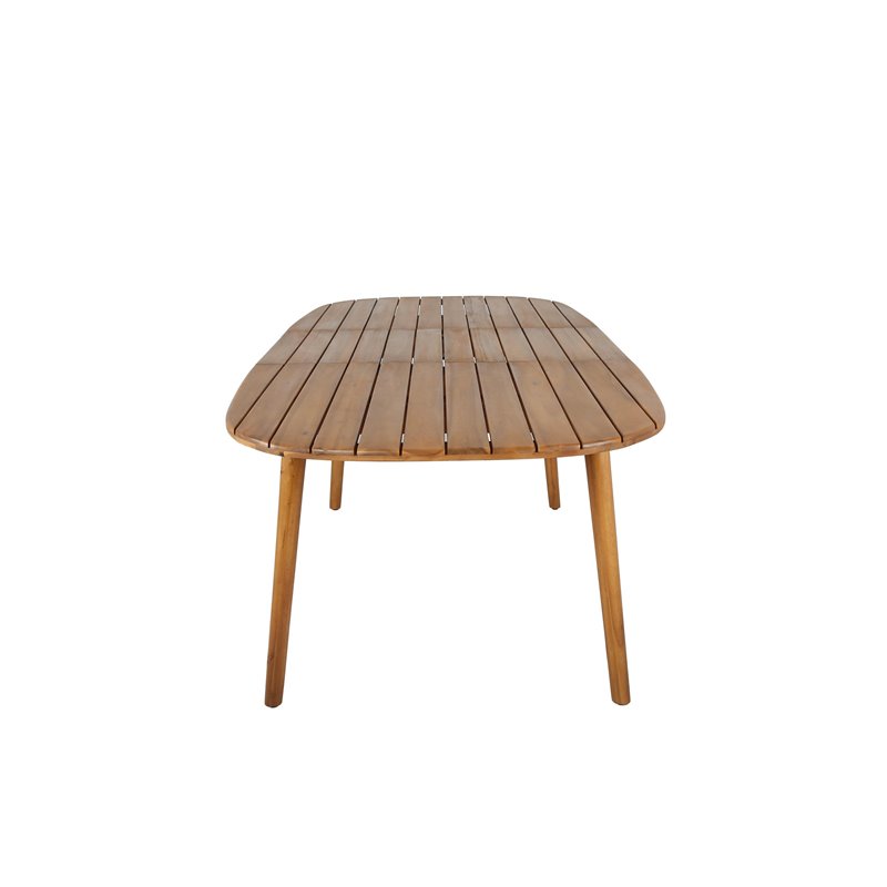 Siena table &agrave; manger extensible en acacia  -  VEBA  - 523402