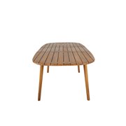 Siena table &agrave; manger extensible en acacia  -  VEBA  - 523402