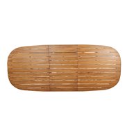 Siena table &agrave; manger extensible en acacia  -  VEBA  - 523402