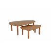 Pebble set de 2 tables d&rsquo;appoint en acacia  -  VEBA  - 524401