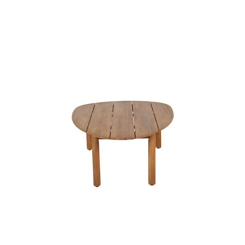 Pebble set de 2 tables d&rsquo;appoint en acacia  -  VEBA  - 524401