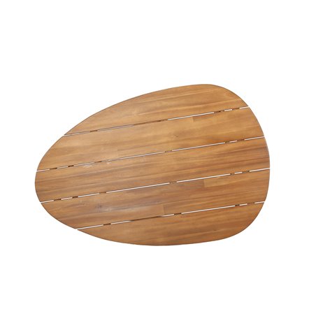 Pebble set de 2 tables d&rsquo;appoint en acacia  -  VEBA  - 524401