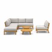 Matera salon de jardin lounge + 2 tables d&rsquo;appoint  -  VEBA  - 586438