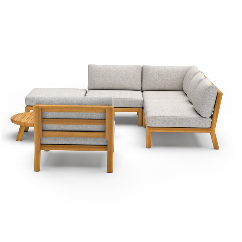 Matera salon de jardin lounge + 2 tables d&rsquo;appoint  -  VEBA  - 586438