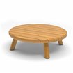 Matera table basse en acacia &Oslash; 80cm  -  VEBA  - 585401