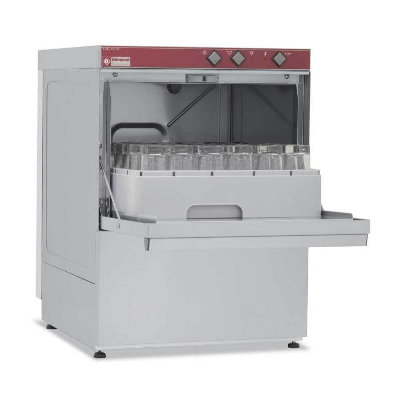 Professionele glazenwasser snelwasbak Diamond DC202/6