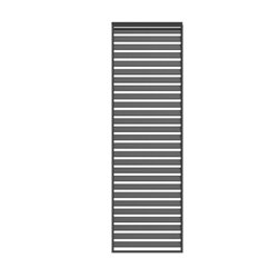 Louvre panneau brise-vue &agrave; ventelles horizontales 93cm (pour largeur 300cm)  -  VEBA  - 513431
