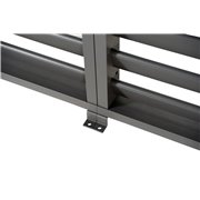 Louvre panneau brise-vue &agrave; ventelles horizontales 93cm (pour largeur 300cm)  -  VEBA  - 513431
