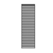 Louvre panneau brise-vue &agrave; ventelles horizontales 113cm (pour largeur 360 + 720 cm)  -  VEBA  - 513432