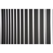 Vertical panneau brise-vue &agrave; ventelles verticales 123 cm (pour largeur 400cm)  -  VEBA  - 514433