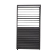 Shutter panneau brise-vue &agrave; ventelles horizontales orientables 93cm (pour largeur 300cm)  -  VEBA  - 515431