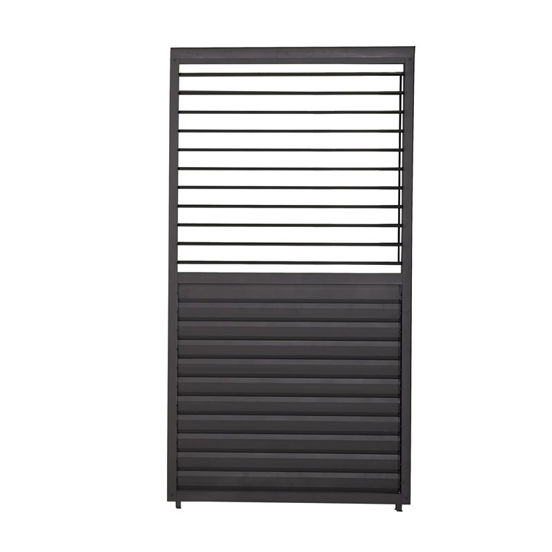 Shutter panneau brise-vue &agrave; ventelles horizontales orientables 113cm (pour largeur 360 + 720 cm)  -  VEBA  - 515432