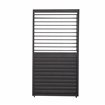 Shutter panneau brise-vue &agrave; ventelles horizontales orientables 113cm (pour largeur 360 + 720 cm)  -  VEBA  - 515432