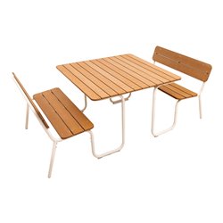 Soullmate table de pique-nique en polywood &ndash; Large (L)  -  VEBA  - 5738123302