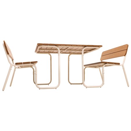Soullmate table de pique-nique en polywood &ndash; Large (L)  -  VEBA  - 5738123302