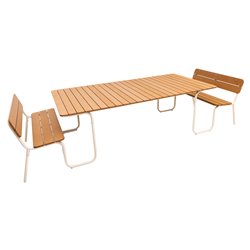 Soullmate table de pique-nique en polywood &ndash; Extra large (XL)  -  VEBA  - 5738123303