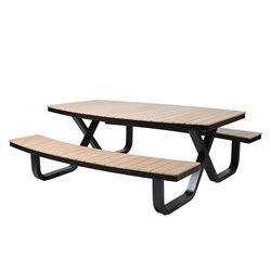 Buddy table de pique-nique en polywood  -  VEBA  - 521431