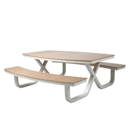 Buddy table de pique-nique en polywood  -  VEBA  - 521491