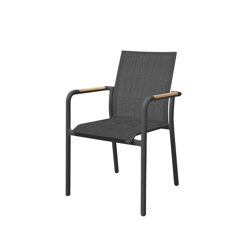 Paros chaise de jardin avec accoudoirs  -  VEBA  - 552437