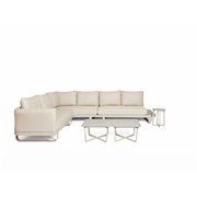 Fellow salon de jardin lounge + 3 tables d&rsquo;appoint  -  VEBA  - 586592