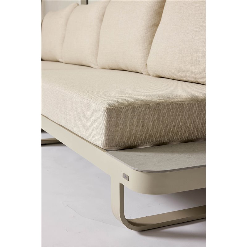 Fellow salon de jardin lounge + 3 tables d&rsquo;appoint  -  VEBA  - 586592