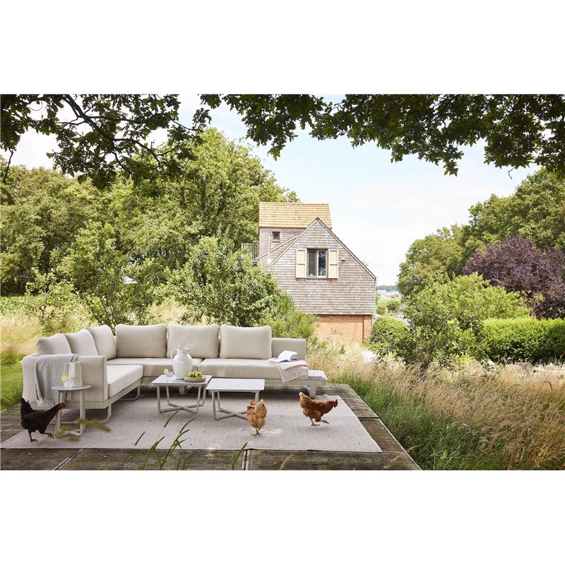 Fellow salon de jardin lounge + 3 tables d&rsquo;appoint  -  VEBA  - 586592