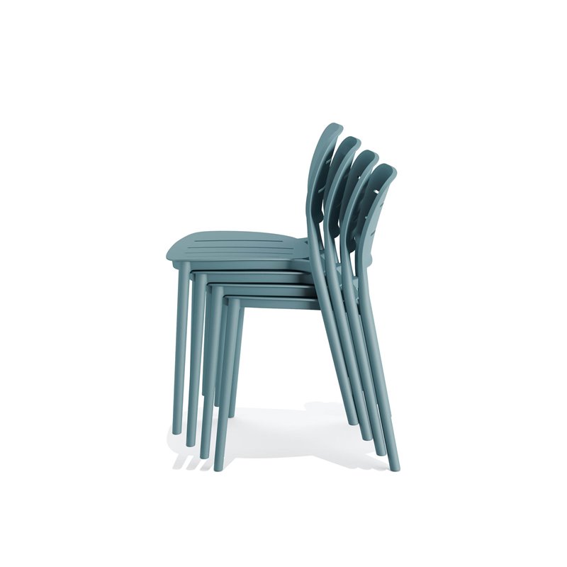 Propi chaise de jardin empilable - Lot de 4 -  VEBA  - 50720