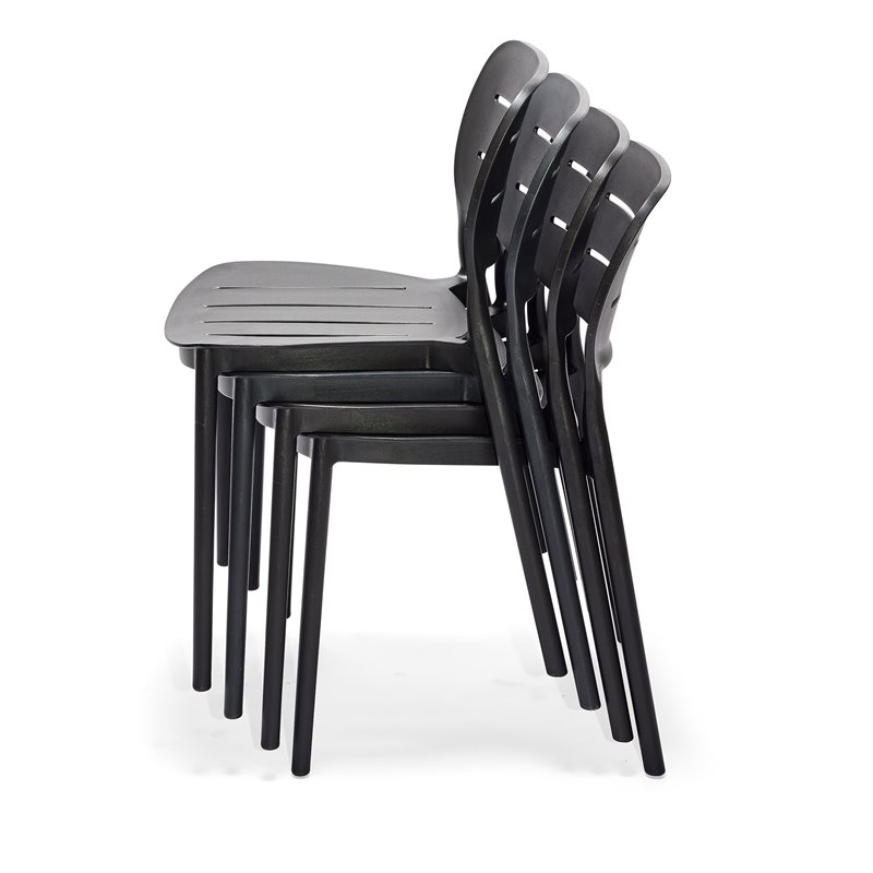 Propi chaise de jardin empilable - Lot de 4 -  VEBA  - 50721
