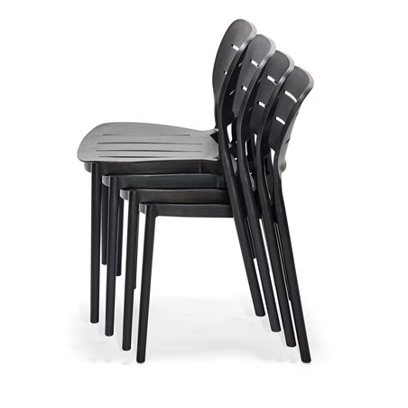 Propi chaise de jardin empilable - Lot de 4 -  VEBA  - 50721