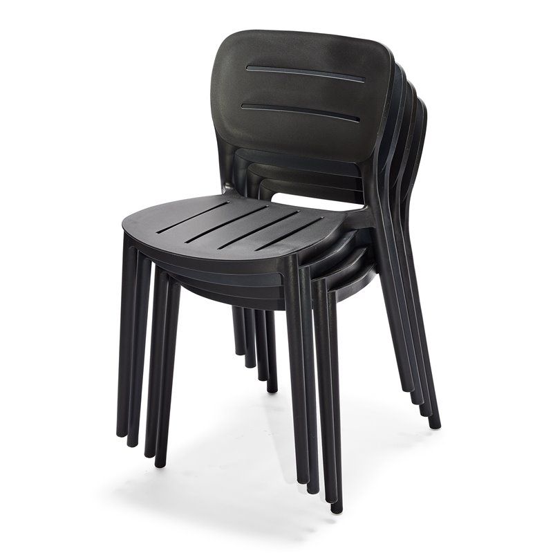 Propi chaise de jardin empilable - Lot de 4 -  VEBA  - 50721