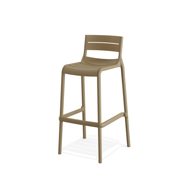 Calor tabouret de bar empilable - Lot de 4 -  VEBA  - 50751