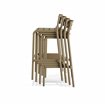 Calor tabouret de bar empilable - Lot de 4 -  VEBA  - 50751