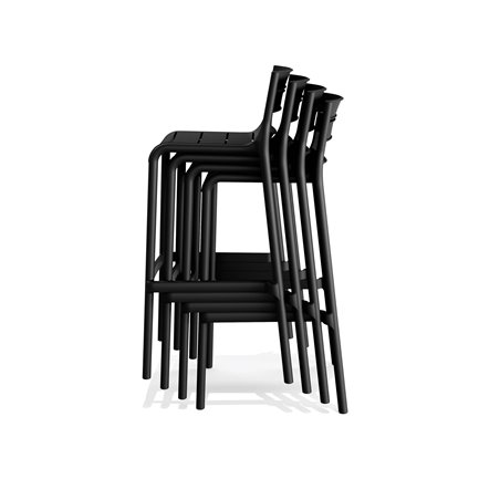Calor tabouret de bar empilable - Lot de 4 -  VEBA  - 50753