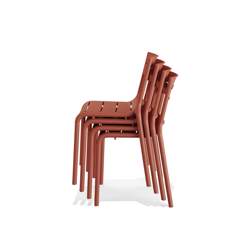 Calor chaise de jardin empilable - Lot de 4 -  VEBA  - 50701