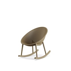 Qosy chaise de jardin &agrave; bascule - Lot de 2 -  VEBA  - 50735