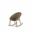 Qosy chaise de jardin &agrave; bascule - Lot de 2 -  VEBA  - 50735