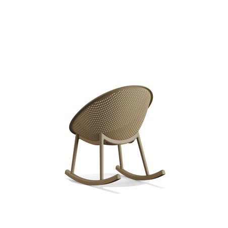 Qosy chaise de jardin &agrave; bascule - Lot de 2 -  VEBA  - 50735