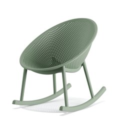 Qosy chaise de jardin &agrave; bascule - Lot de 2 -  VEBA  - 50736