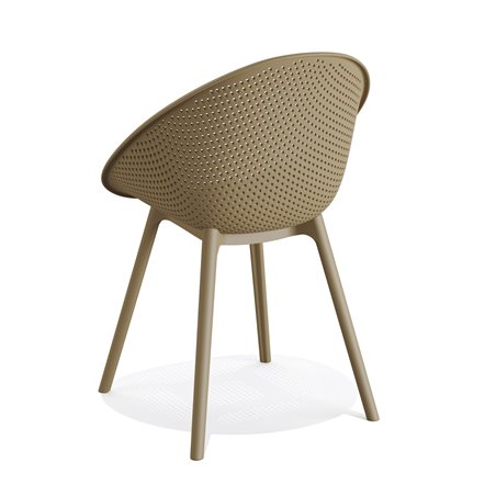 Qosy chaise de jardin - Lot de 2 -  VEBA  - 50730